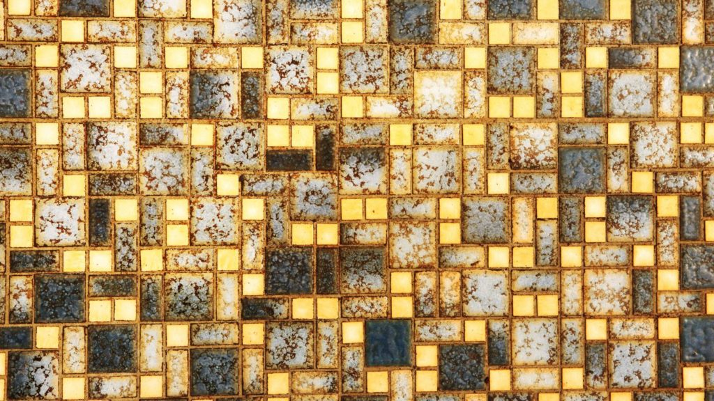 Mosaic Tiles bathroom backsplash